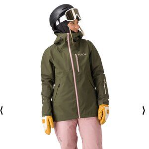 NWT 2025 Women’s Flylow Billie Coat Ski Snowboard Jacket, Evergreen, Size Small